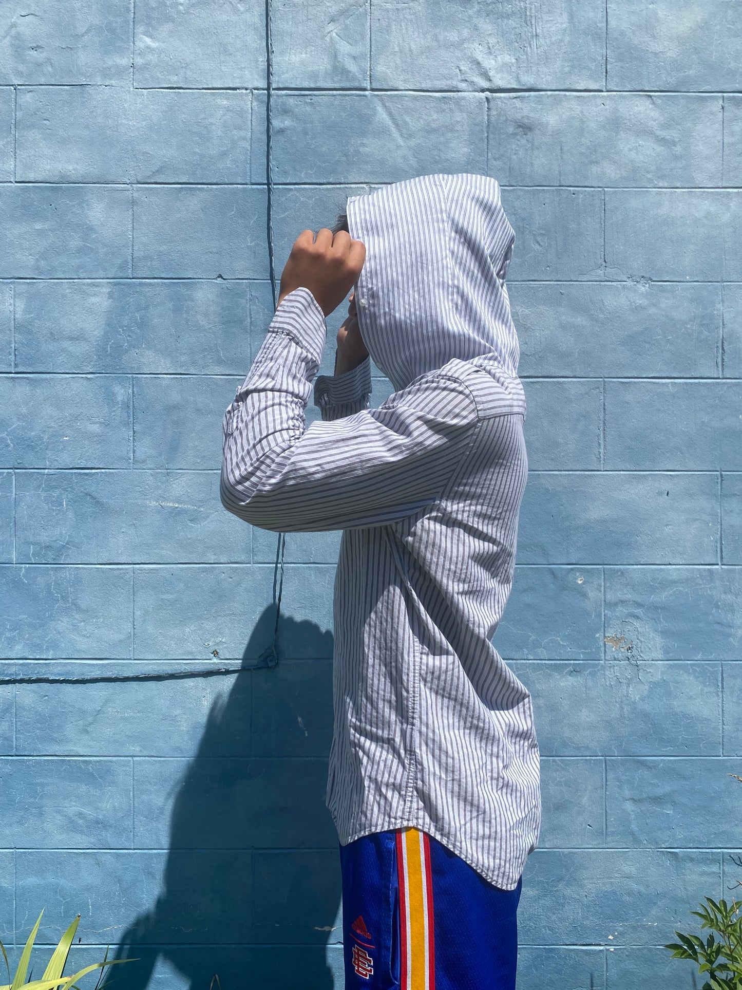 Hooded dress shirt