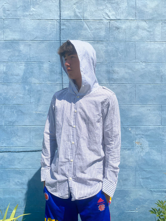 Hooded dress shirt