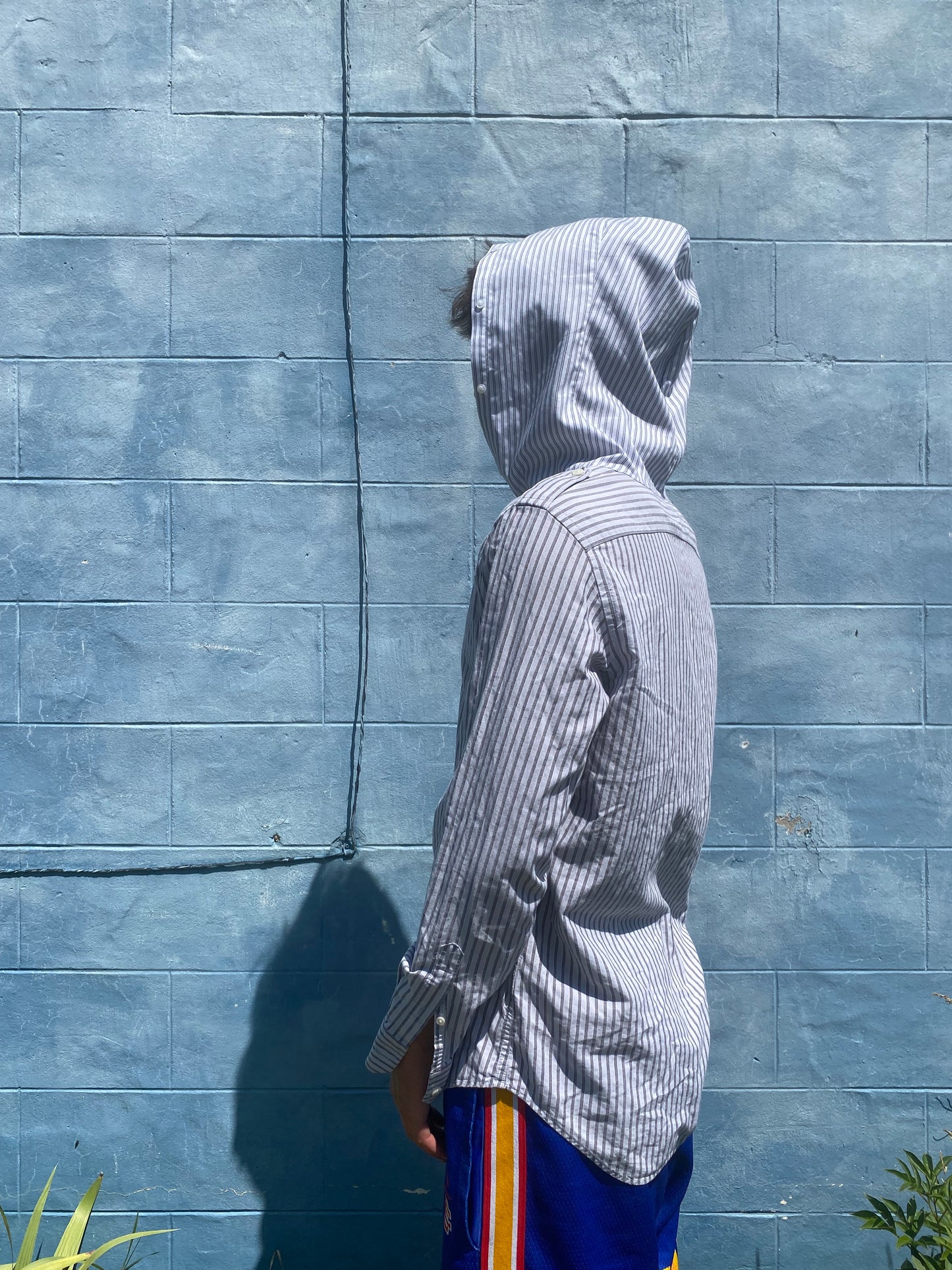 Hooded dress shirt