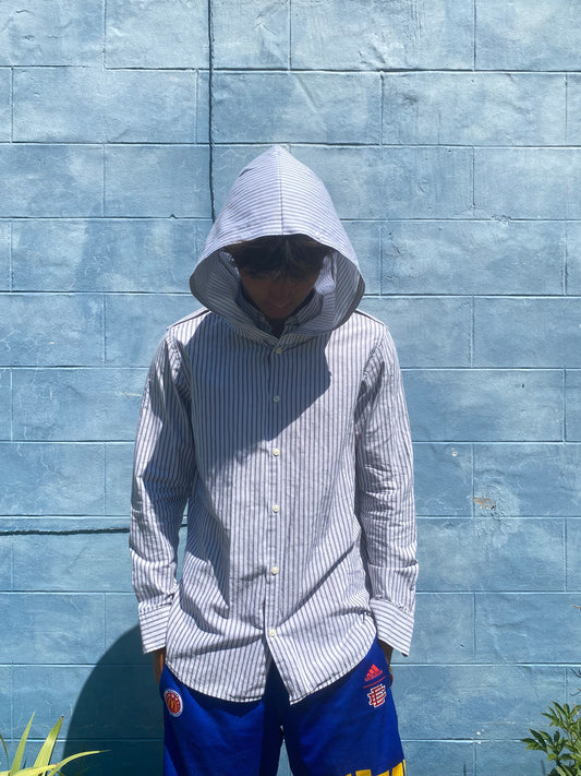 Hooded dress shirt