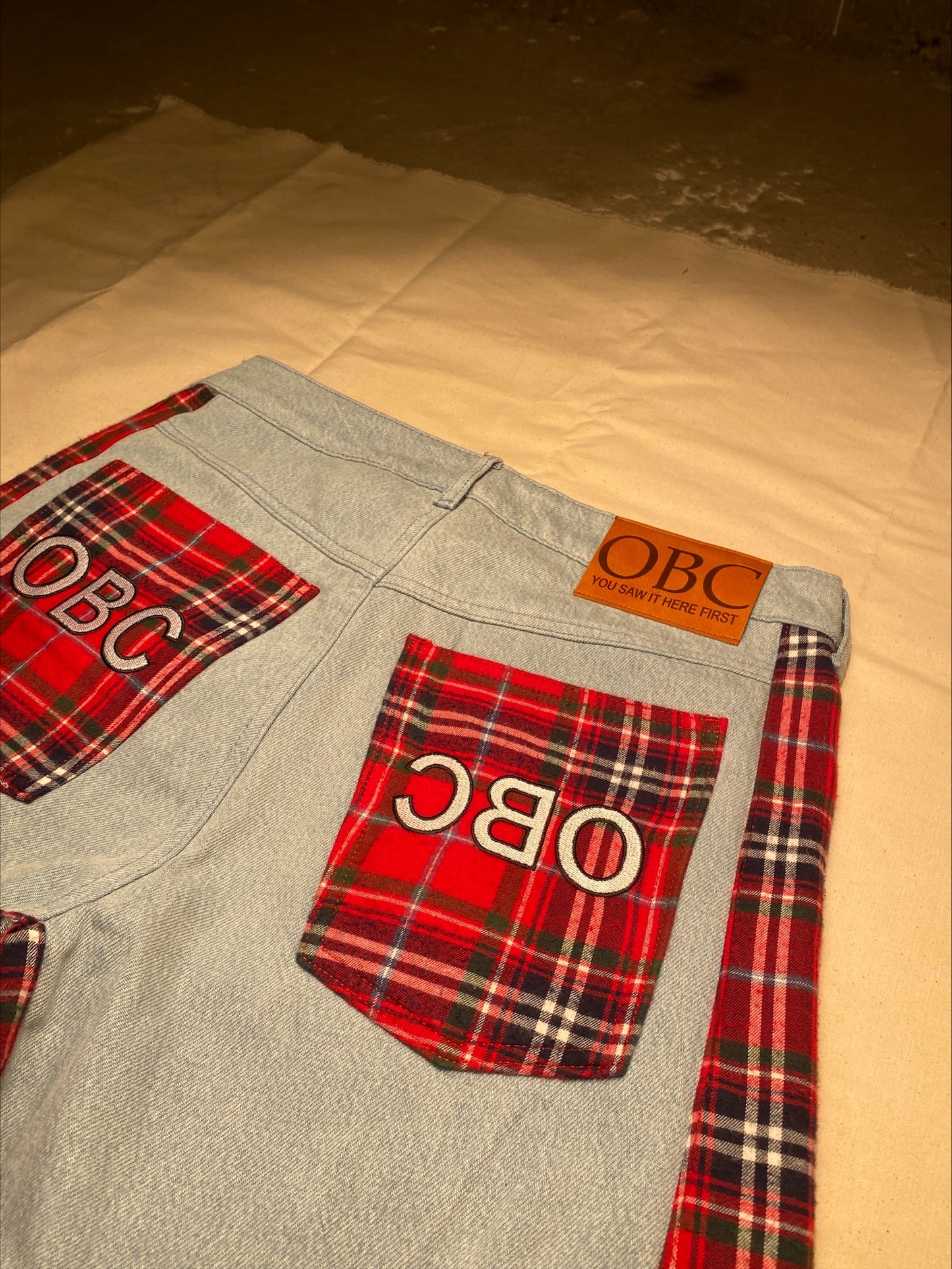 OBC Plaid Jean
